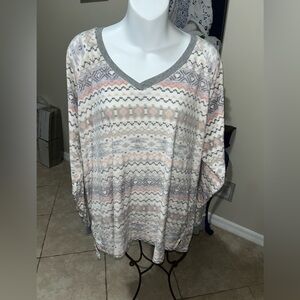 Cuddl Duds Long Sleeve Pajama Top - XXL